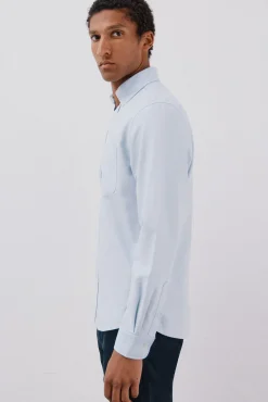 Cortefiel Camisas-Camisa oxford lisa Azul