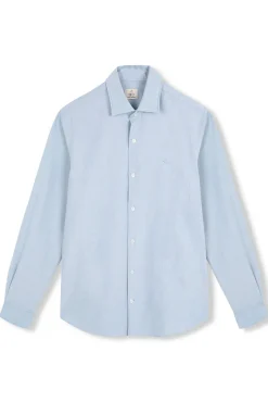 OOTO Camisas-Camisa oxford lisa Azul