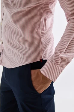 Williot Camisas-Camisa Oxford Listrada Subiu