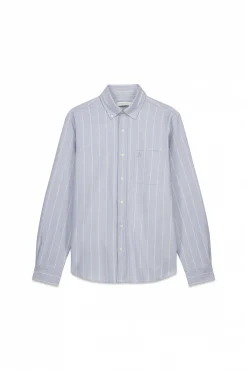 Cortefiel Camisas-Camisa oxford riscas Azul