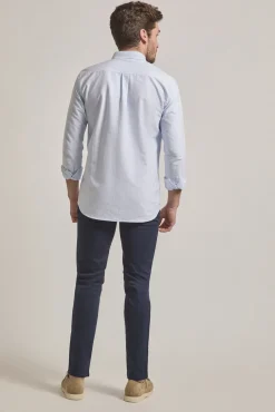 Street Monkey Camisas-Camisa oxford riscas Azul