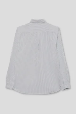 Street Monkey Camisas-Camisa oxford riscas Cinzento