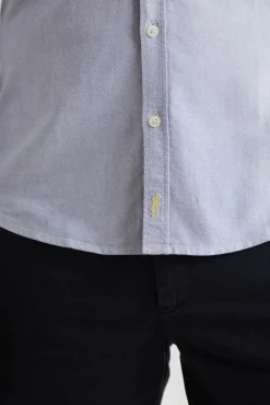 Williot Camisas-Camisa Oxford Slim Fit Azul