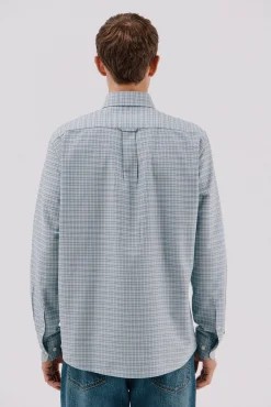 Cortefiel Camisas-Camisa oxford xadrez Azul