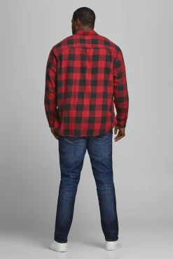 Jack & Jones PLUS Camisas-Camisa PLUS de regular fit vermelho