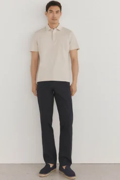 Pedro del Hierro Polos-Camisa polo mercerizada Beige