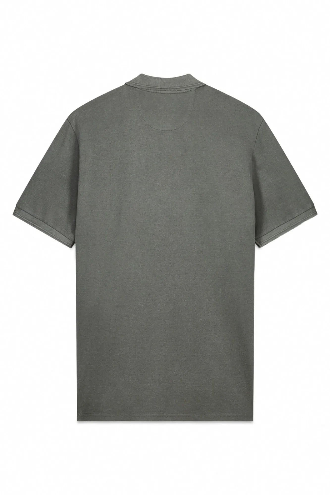 OOTO Polos-Camisa polo piqué lavada com bordado de avião Verde