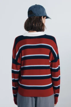 Springfield Camisolas-Camisa polo riscas vermelho