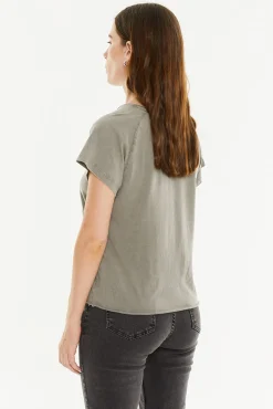 System Action T-Shirts-Camisa posicional do Tigre verde