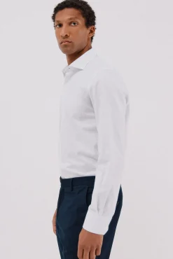 Cortefiel Camisas|Camisas Clássicas-Camisa quadrados fácil de engomar Impress&atilde;o