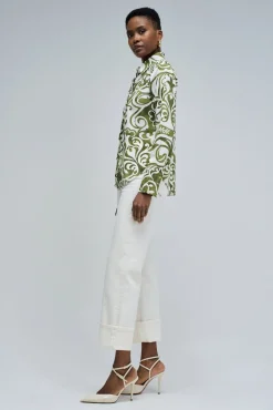 Salsa Jeans Blusas-Camisa regular Verde