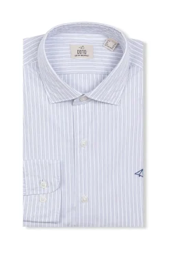 OOTO Camisas-Camisa riscas popelina Branco
