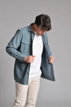 Cloking Camisas-Camisa Saariana Azul