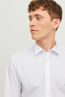 Jack & Jones Camisas-Camisa slim fit branco