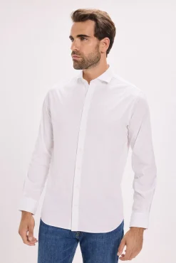 Jack & Jones Camisas-Camisa slim fit Branco