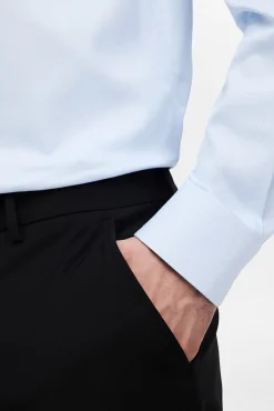 Selected Camisas|Camisas Clássicas-Camisa Slim Fit de vestir Azul