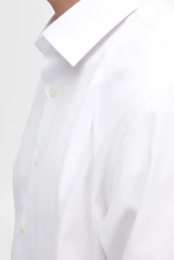 Selected Camisas|Camisas Clássicas-Camisa Slim Fit de vestir Branco