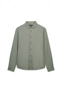 Springfield Camisas|Camisas Clássicas-Camisa social estruturada bicolor bege