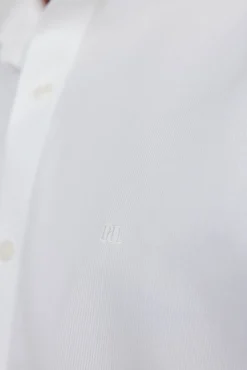 Pedro del Hierro Camisas|Camisas Clássicas-Camisa social estruturada slim fit, resistente a manchas e que não precisa passar Branco