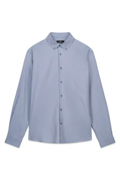 Springfield Camisas|Camisas Clássicas-Camisa social estruturada bicolor azul