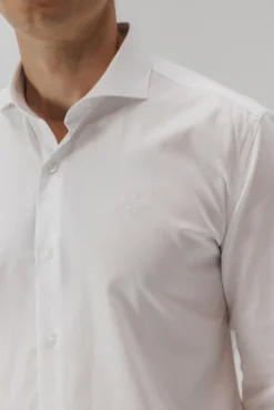 elPulpo Camisas|Camisas Clássicas-Camisa social Royal Oxford Branco