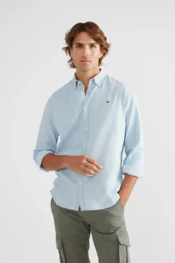 Silbon Camisas-Camisa sport denim Azul