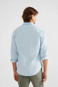 Silbon Camisas-Camisa sport denim Azul