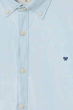 Silbon Camisas-Camisa sport denim Azul