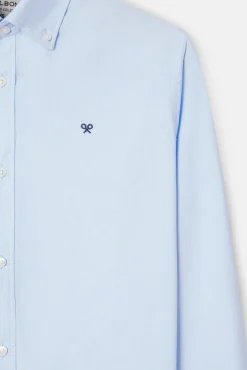 Silbon Camisas-Camisa sport oxford Azul