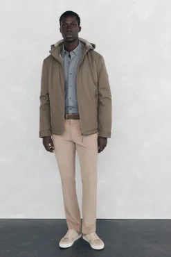 Pedro del Hierro Camisas-Camisa Tencel lisa mesclada Cizento