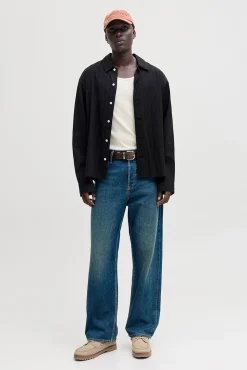 Jack & Jones Camisas-Camisa texturizada preto