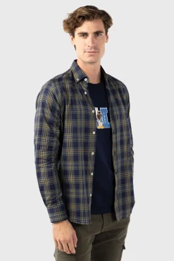 Williot Camisas-Camisa xadrez Azul