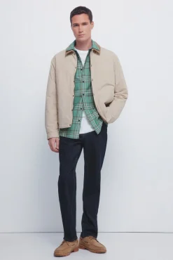 Springfield Camisas-Camisa xadrez verde