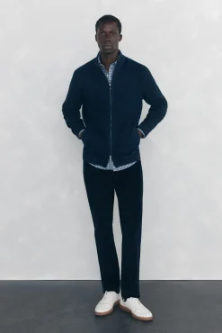 Pedro del Hierro Camisas-Camisa xadrez Oxford sem passar a ferro Azul