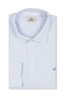 OOTO Camisas-Camisa xadrez popelina Azul