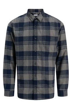 Jack & Jones Camisas-Camisa xadrez regular fit azul