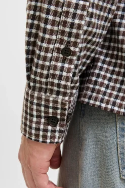 Jack & Jones Camisas-Camisa xadrez regular fit azul