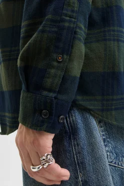 Jack & Jones Camisas-Camisa xadrez regular fit verde