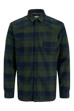 Jack & Jones Camisas-Camisa xadrez regular fit verde