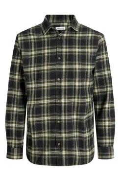 Jack & Jones PLUS Camisas-Camisa xadrez regular fit PLUS preto