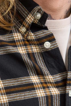 Jack & Jones Camisas-Camisa xadrez regular fit preto