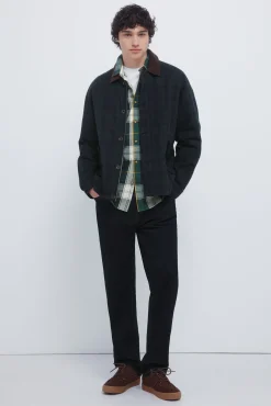 Springfield Camisas-camisa xadrez tartan bege