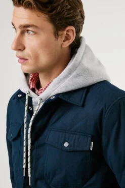 Pepe Jeans Camisas-Camiseta acolchoada azul