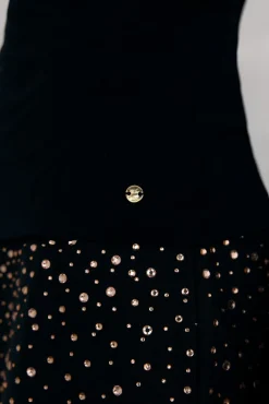 Pedro del Hierro T-Shirts-Camiseta assimétrica Preto