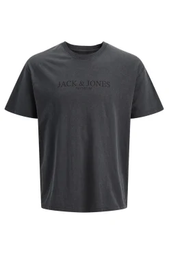 Jack & Jones T-Shirts-Camiseta básica com estampado Azul