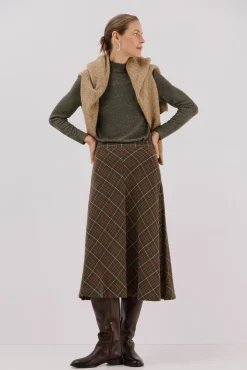 Cortefiel T-Shirts-Camiseta básica com gola perkins Verde