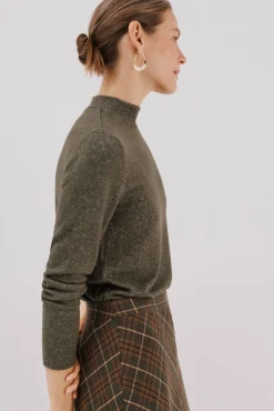 Cortefiel T-Shirts-Camiseta básica com gola perkins Verde