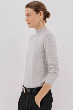 Cortefiel T-Shirts-Camiseta básica com gola perkins Cinzento