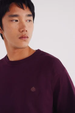 Springfield T-Shirts-Camiseta básica com gola redonda estampado