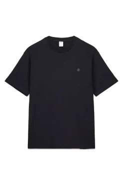 Springfield T-Shirts-Camiseta básica com gola redonda preto